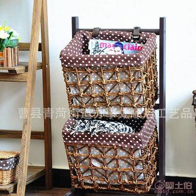 简约实用，实木花架与收纳架的多功能家居搭配